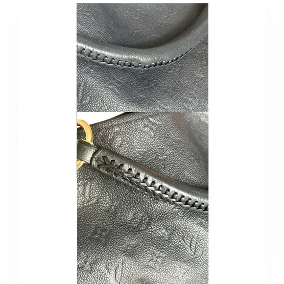 Louis Vuitton Artsy MM Empreinte Leather Slate Gray Ardoise Gold Hardware - Picture 14 of 16